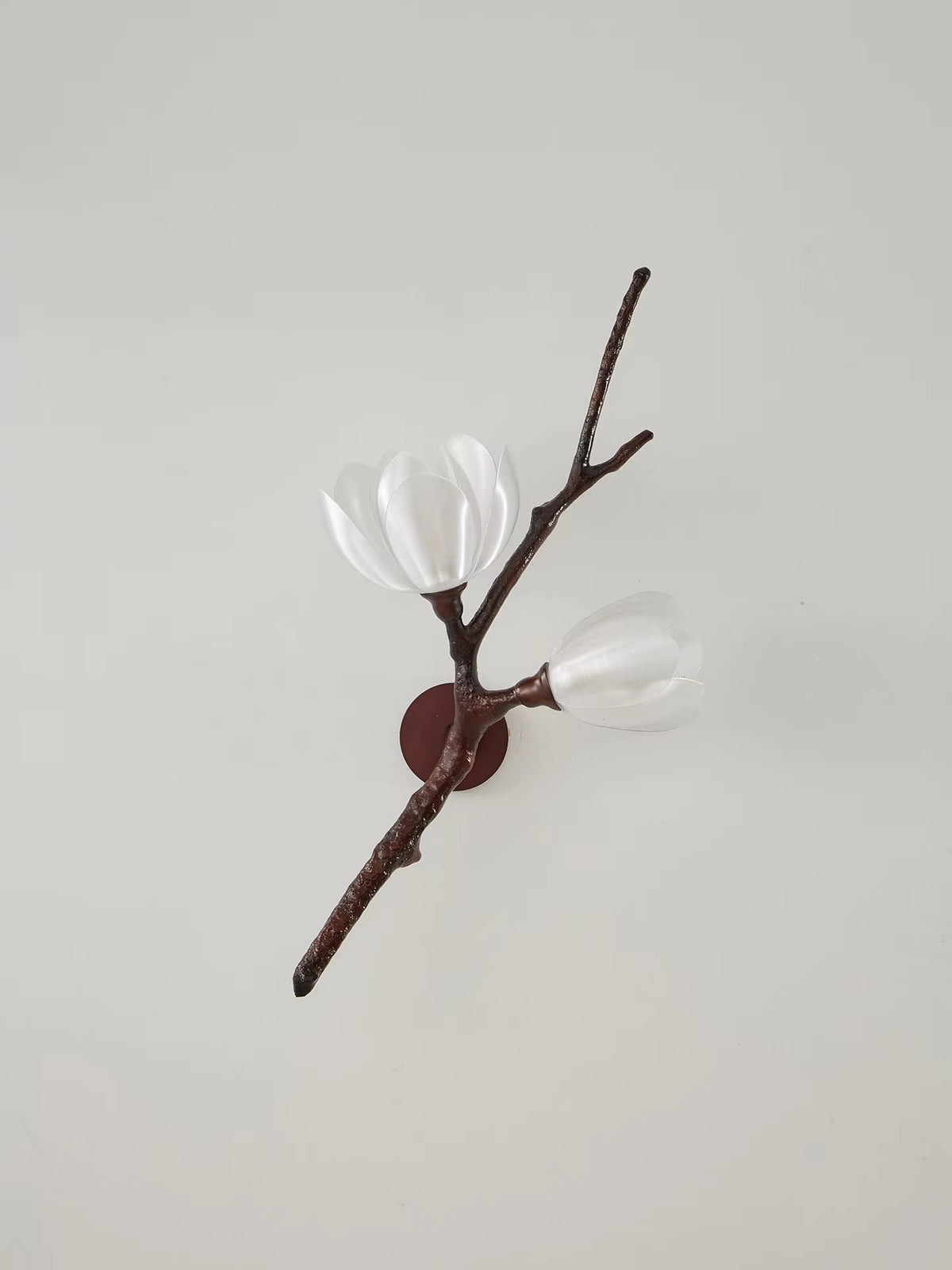 Roselle Tree Branch Floral Wall Sconce