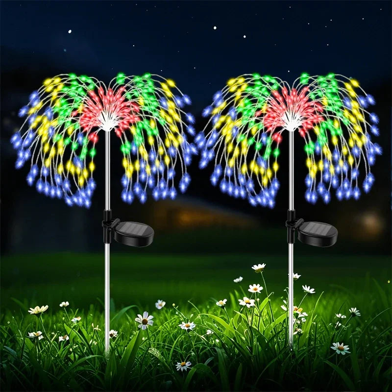 Willow-Inspired Solar Lawn LED Lights