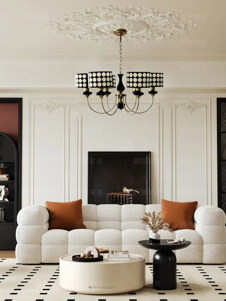 Colette Mid-Century Polka Dot Chandelier