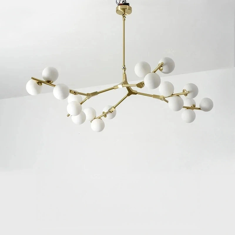 Astrid Tree Branch Adjustable Molecular Chandelier