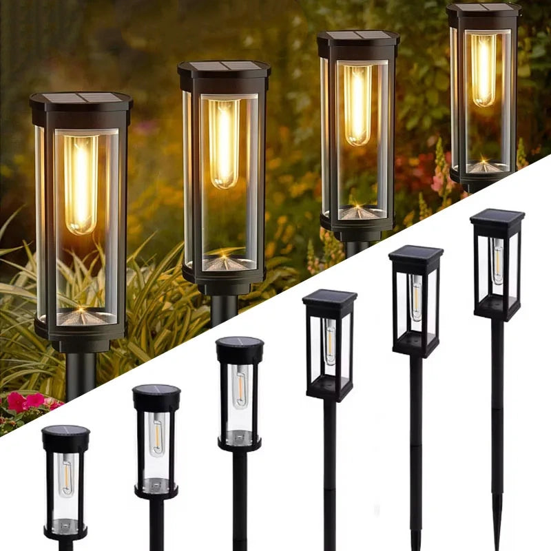 Timeless LED Filament Solar Path Lights