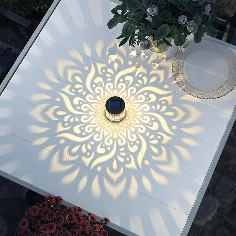 Zahara Arabesque Outdoor Solar Wall Light