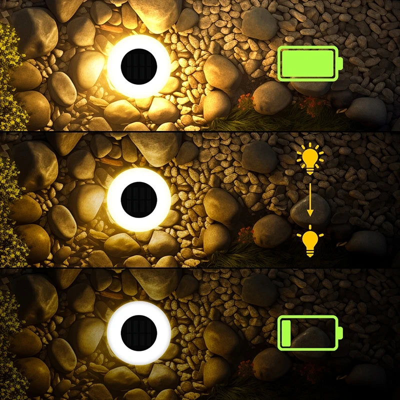 Halo LED Garden Solar Ground Light