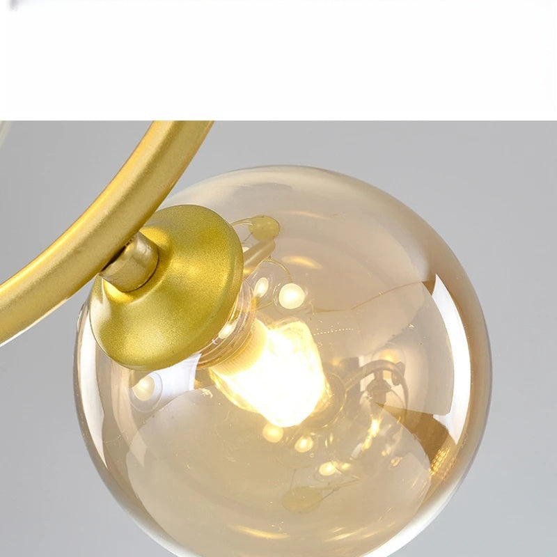 Livia Moon-Shaped Gold Pendant Lighting