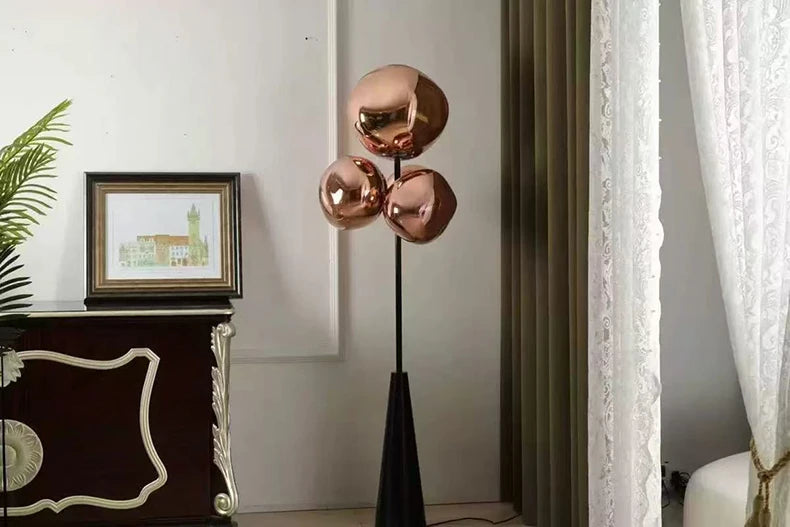 Tambora Lava Floor Lamp, Bulb Version