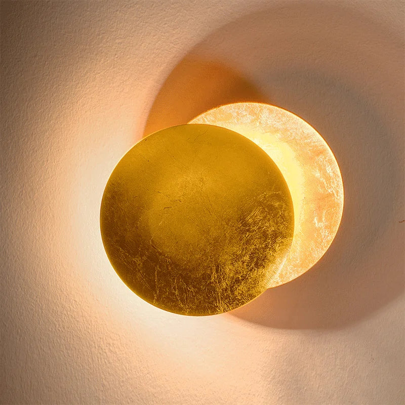 Moon Phase Metal Wall Lamp