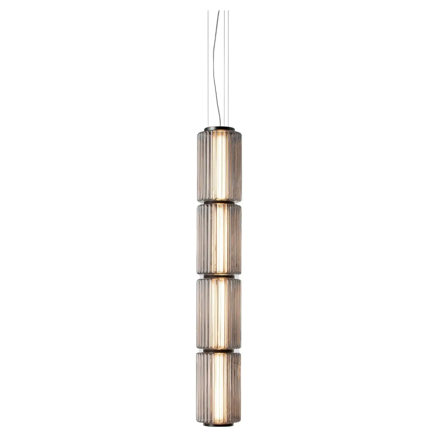 Mallory Column Glass Vertical Pendant Light