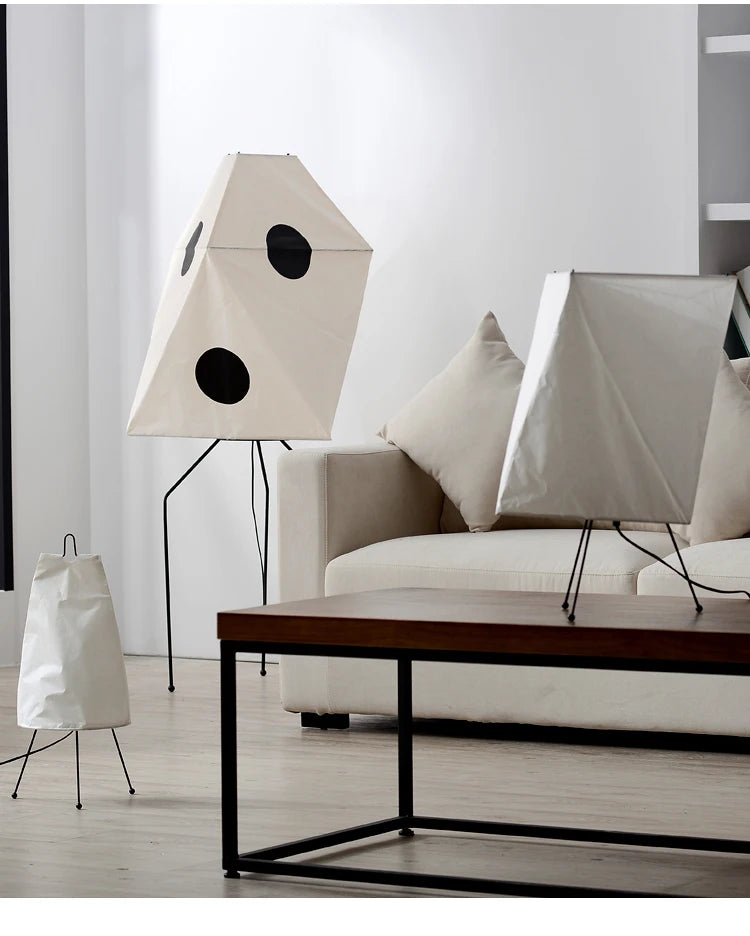 Nomi Rice Paper Floor Lamp Collection