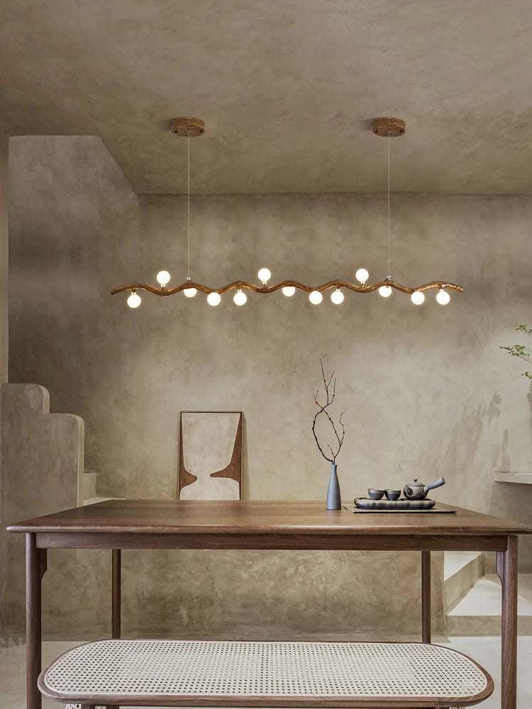 Sylvia Rustic Tree Branch Chandelier, Dimmable