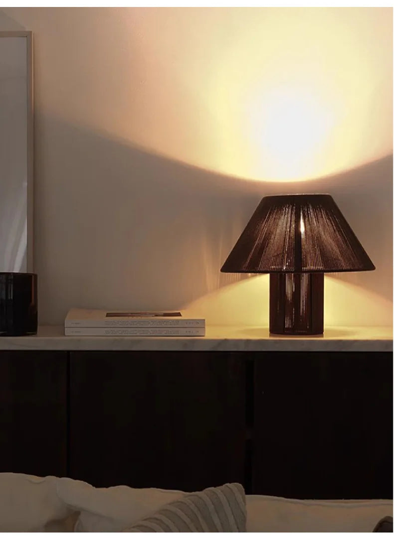 Sahara Handwoven Rope Table Lamp