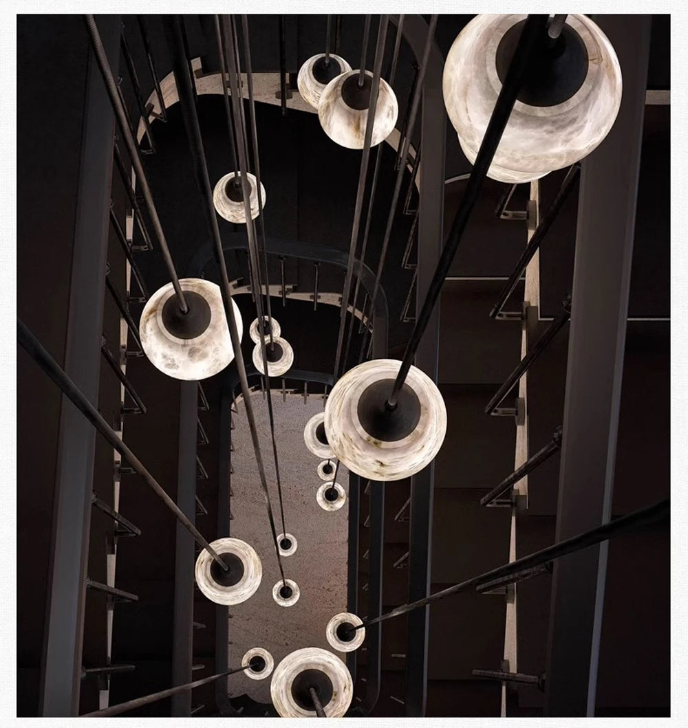 Atelier Alabaster Pendant Light Collection