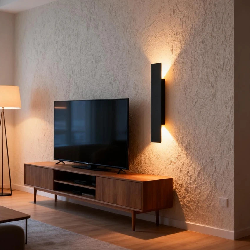 Minimalist Rectangular Up & Down Waterproof LED Wall Light