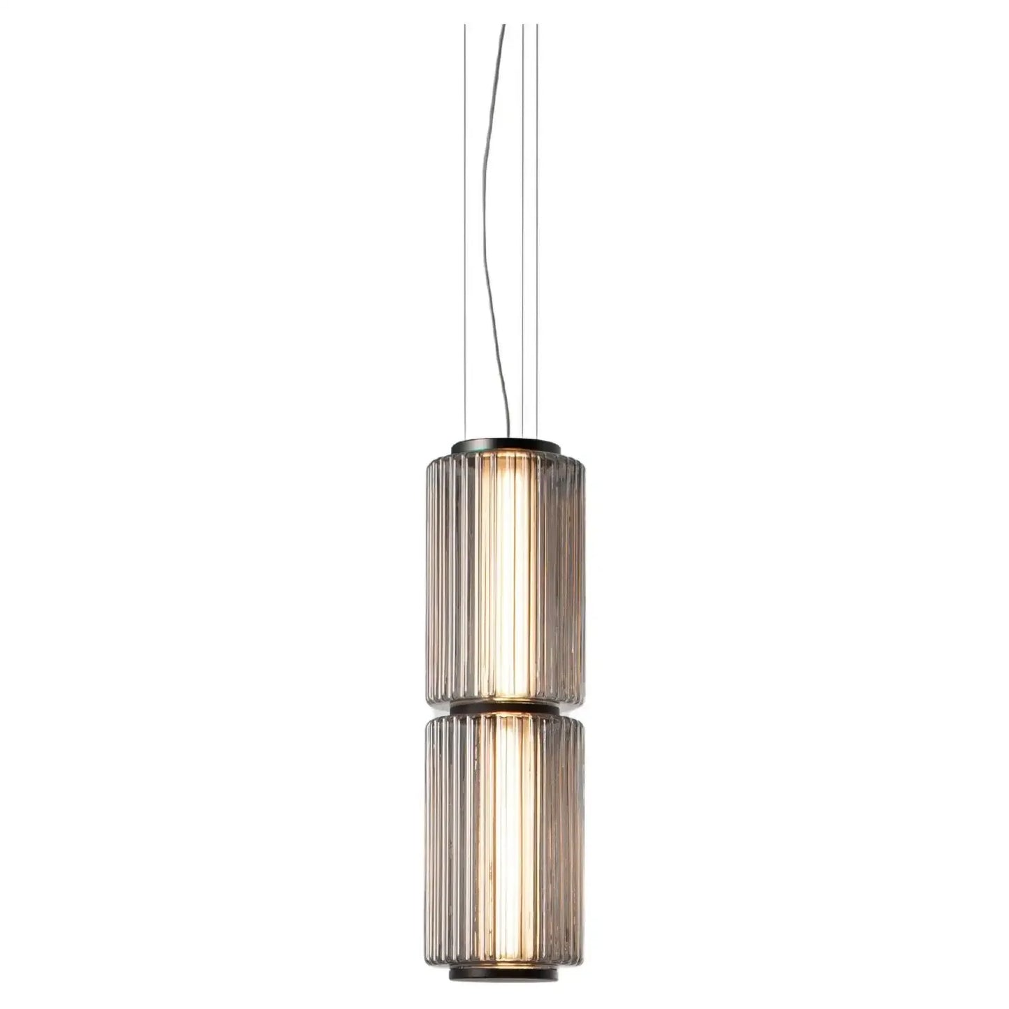 Mallory Column Glass Vertical Pendant Light