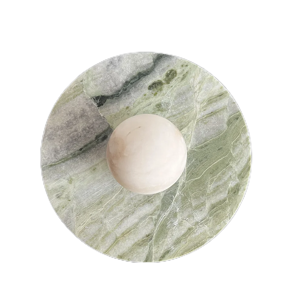 Luna Alabaster Disc Wall Light