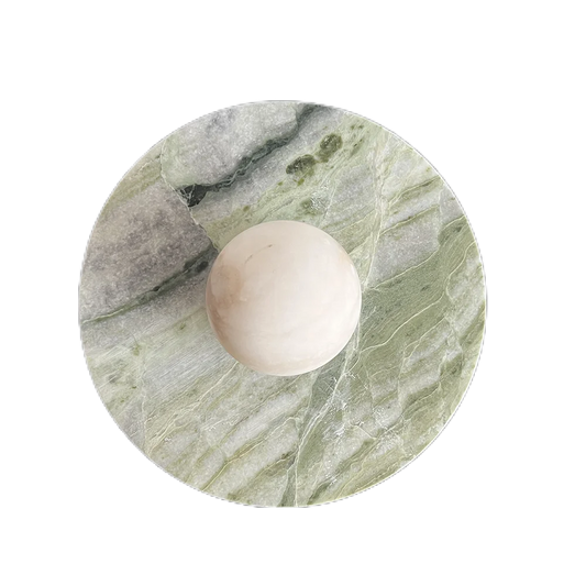 Luna Alabaster Disc Wall Light