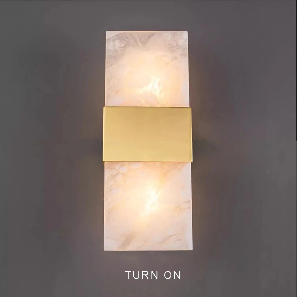 Daphne Laurel Alabaster Wall Sconce