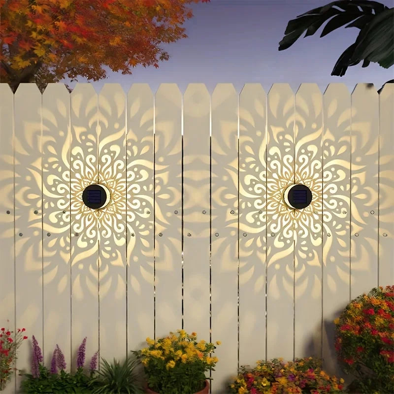 Zahara Arabesque Outdoor Solar Wall Light