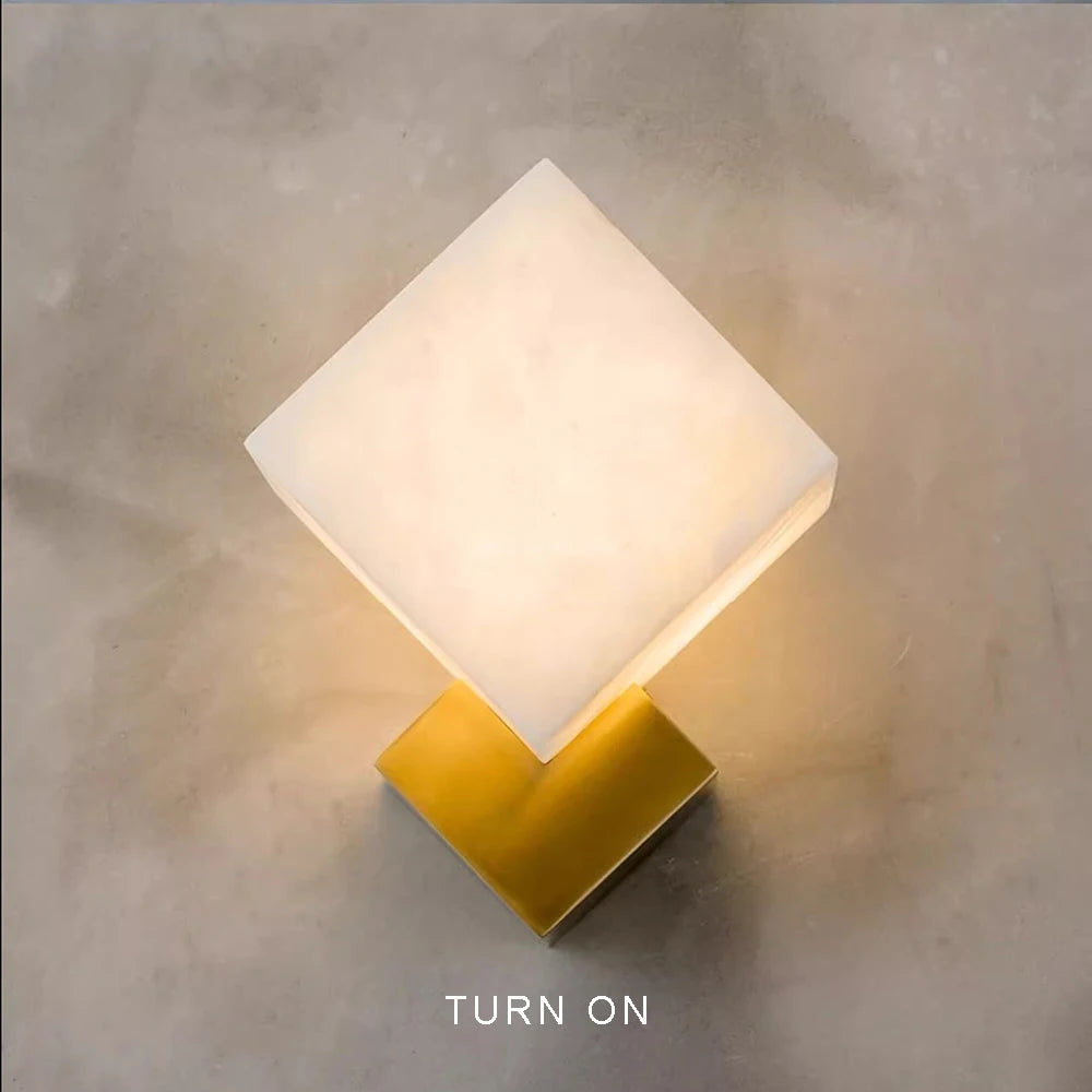 Daphne Laurel Alabaster Wall Sconce