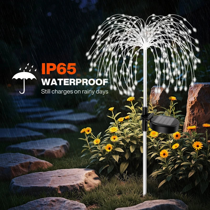 Willow-Inspired Solar Lawn LED Lights