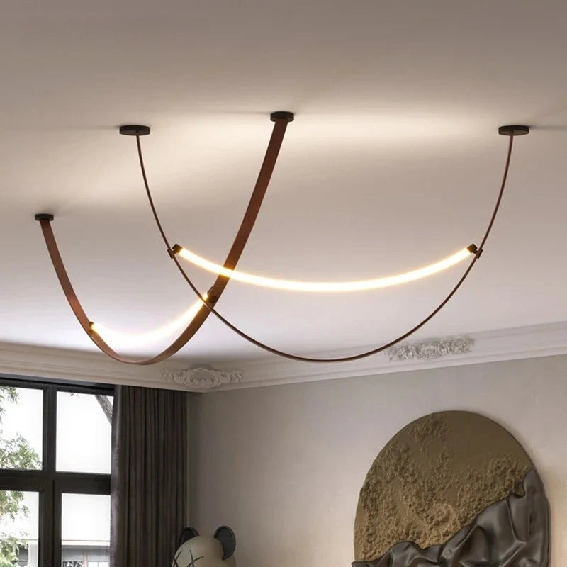 Vero Leather LED Chandelier