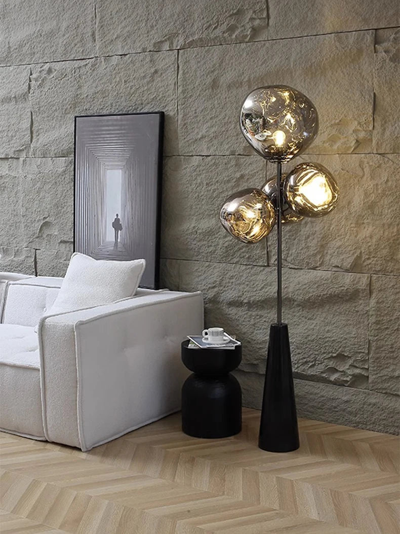 Tambora Lava Floor Lamp, Bulb Version