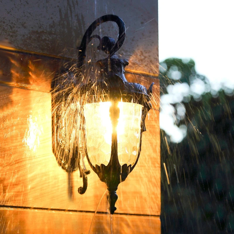 Valmont Classic European Outdoor Lantern Wall Light