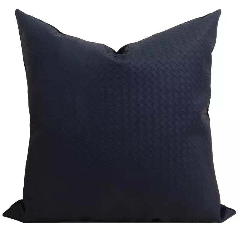 Giraffe Zebra Black Tropical Animal Embroidery Pillow Case
