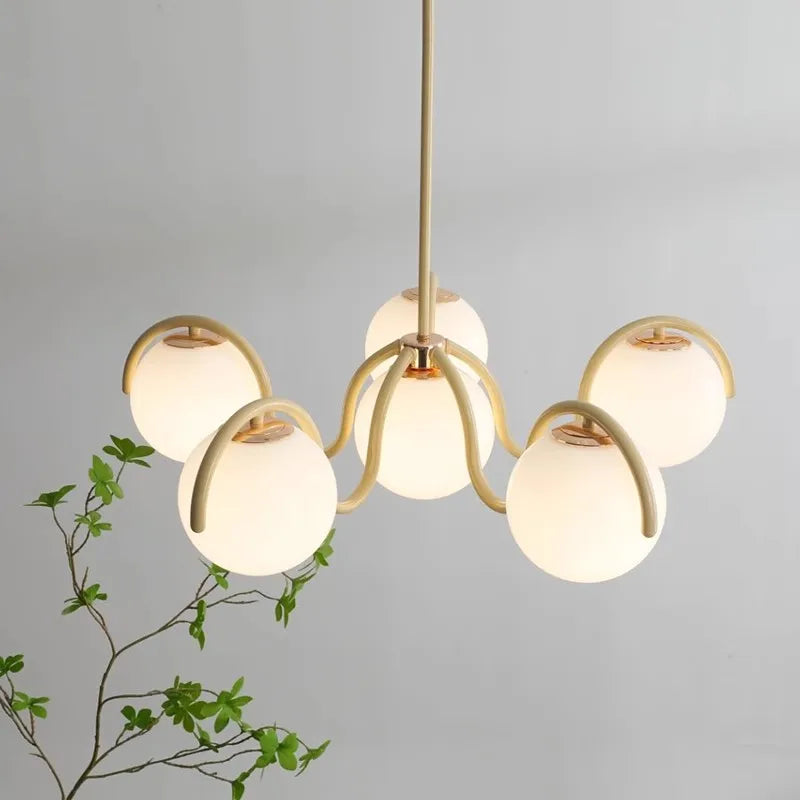 Colette 6-Globe Glass Pendant Light