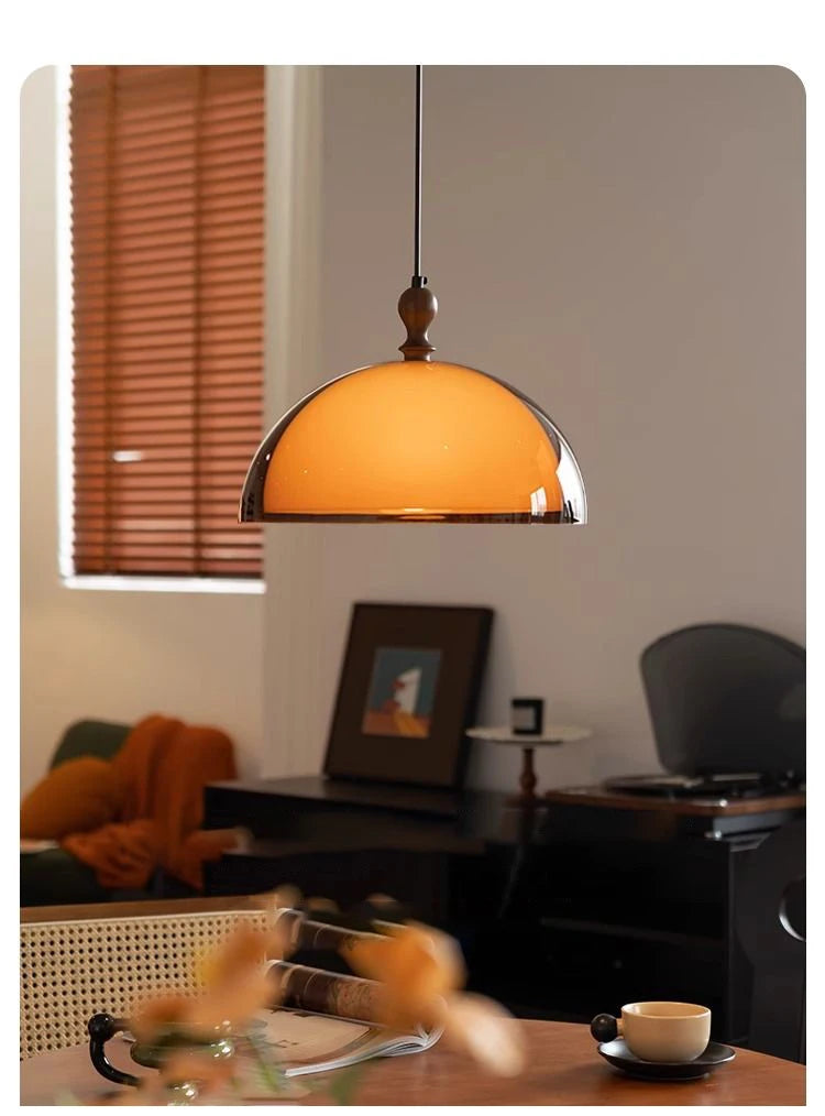Soren Brown Glass Pendant Light