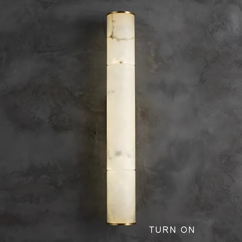 Daphne Laurel Alabaster Wall Sconce