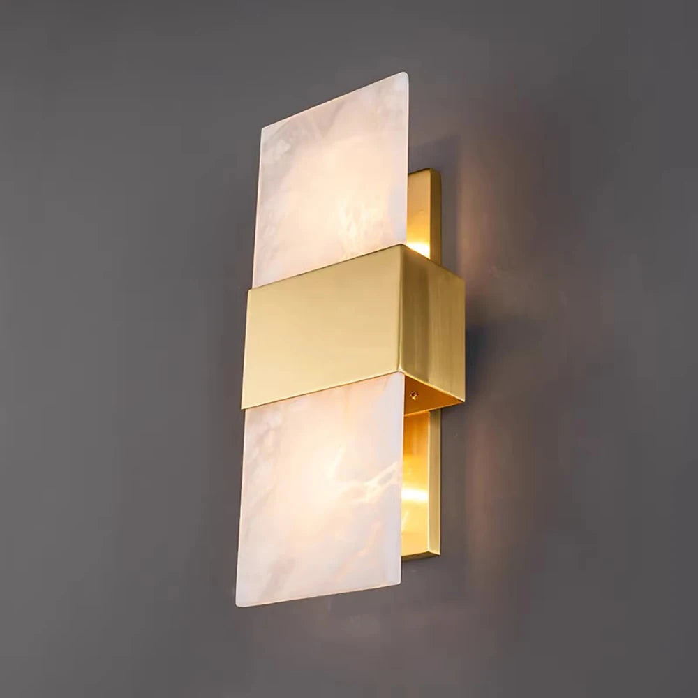 Daphne Laurel Alabaster Wall Sconce