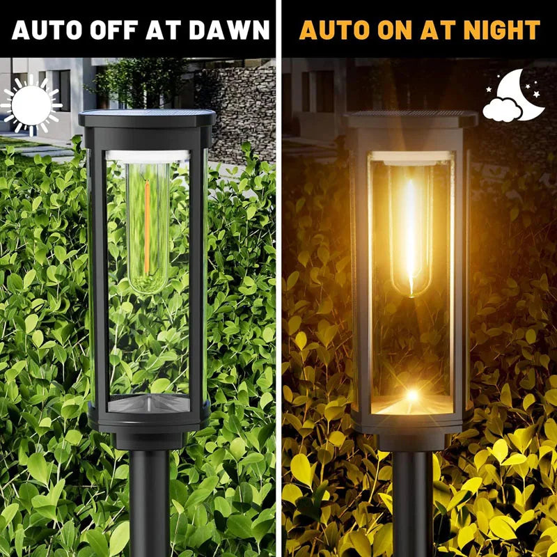 Timeless LED Filament Solar Path Lights