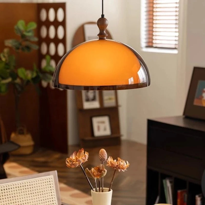Soren Brown Glass Pendant Light