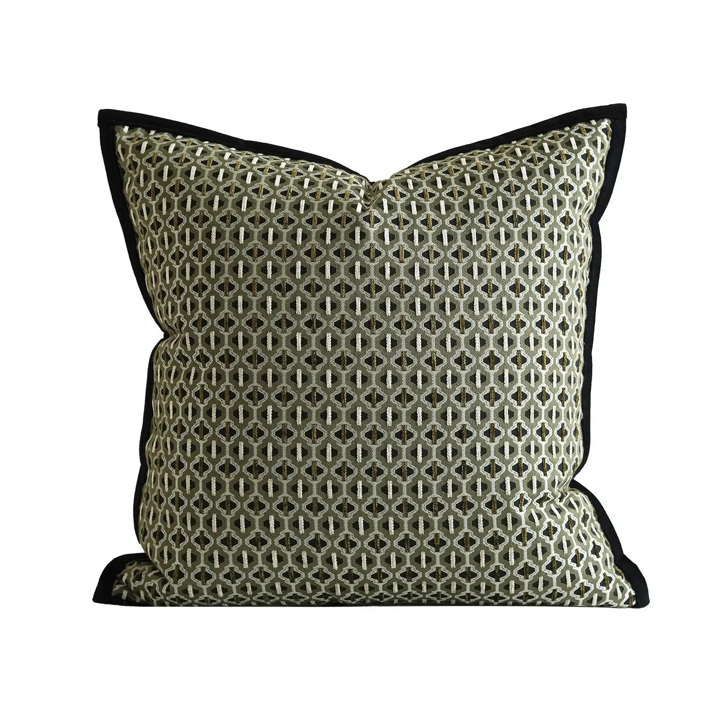 Black Velvet Cushion Cover With Butterfly Embroidery