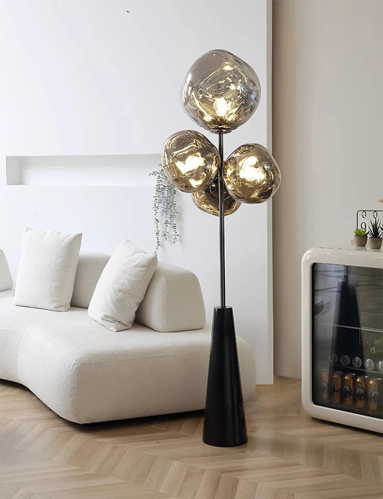 Tambora Lava Floor Lamp, Bulb Version
