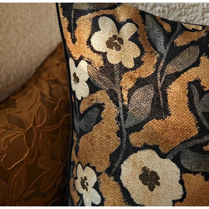 Antique Tibetan Tiger Motifs Decorative Pillow case