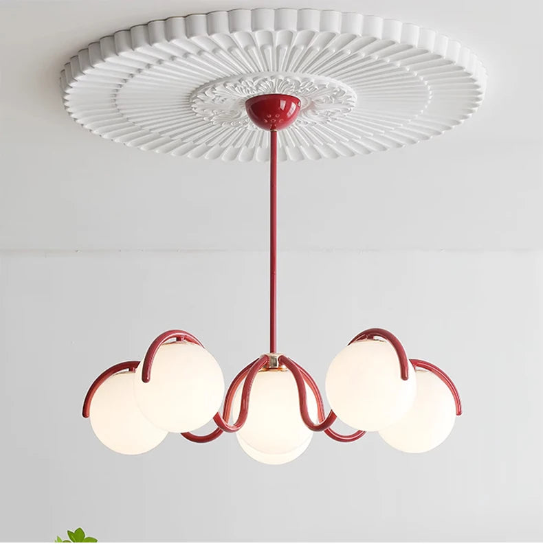 Colette 6-Globe Glass Pendant Light