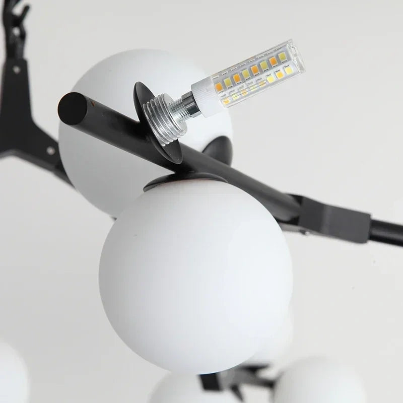 Astrid Tree Branch Adjustable Molecular Chandelier
