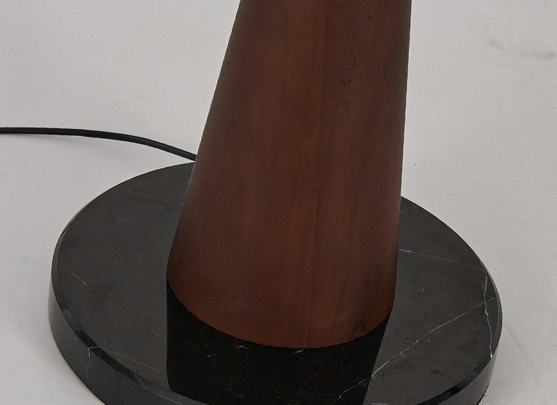 Mallory Glass Floor Lamp, Smoky Gray