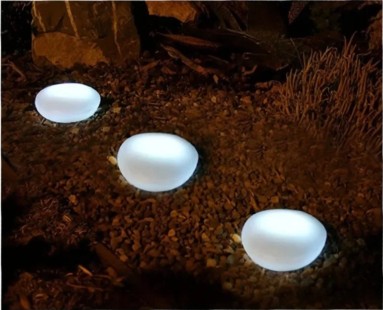 Solar Decorative Stone Garden Light