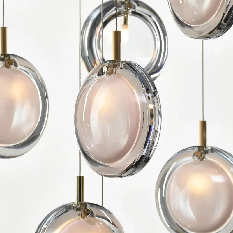 Nordic Acrylic Staircase Cluster Pendant Light