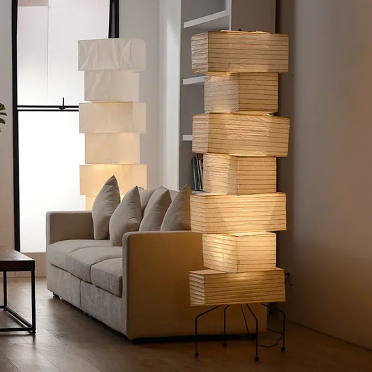 Nomi Rice Paper Floor Lamp Collection