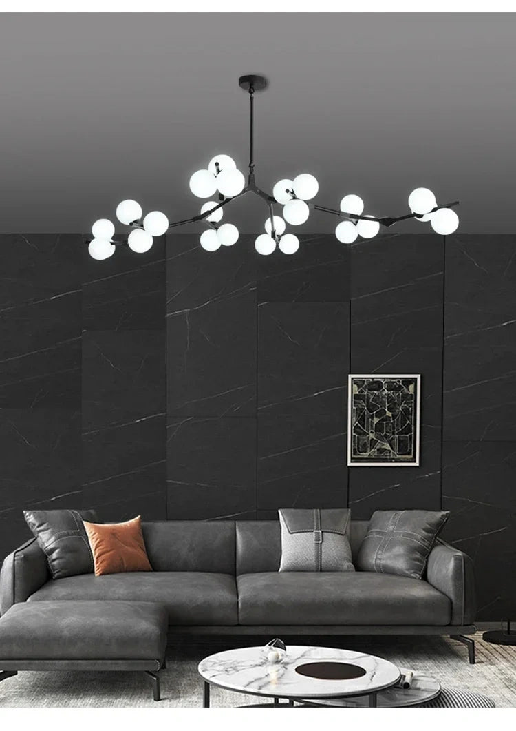 Astrid Tree Branch Adjustable Molecular Chandelier