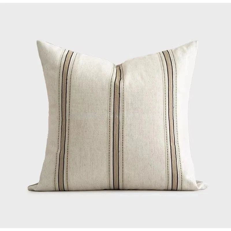 Horse Silhouette Appliqued Embroidery Pillow Case
