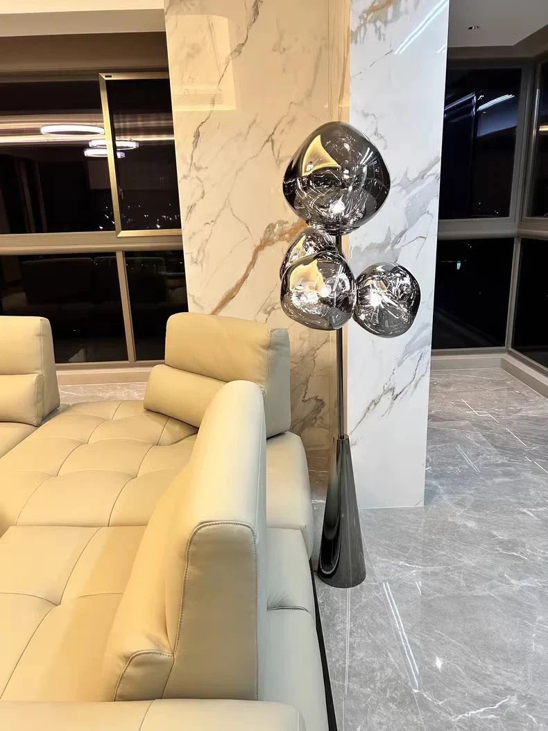 Tambora Lava Floor Lamp, Bulb Version