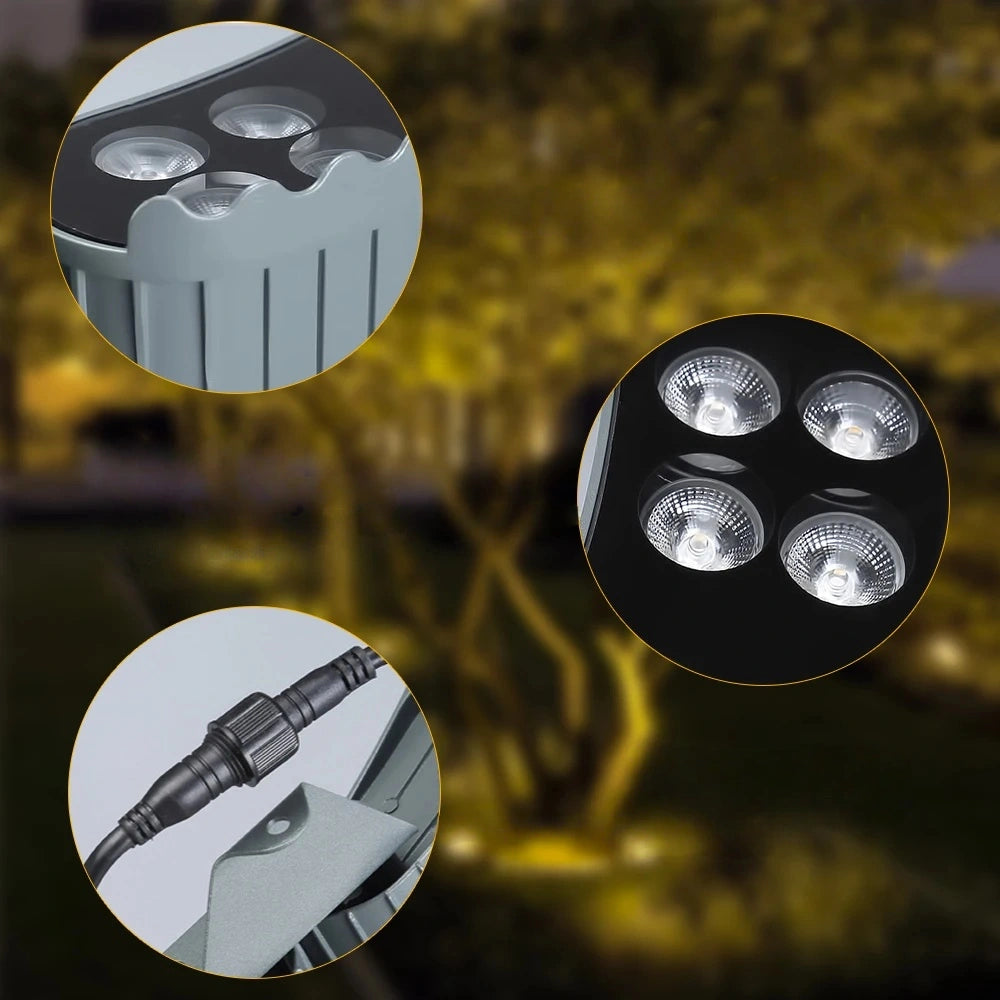 Solar LED Halo Tree Uplight