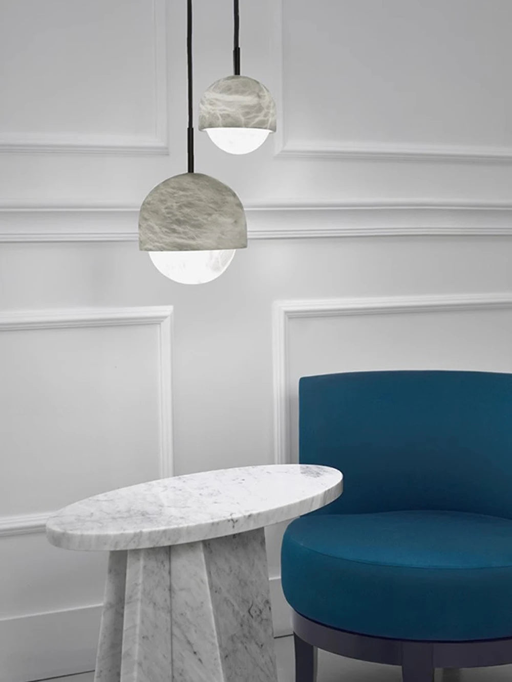Atelier Alabaster Pendant Light Collection