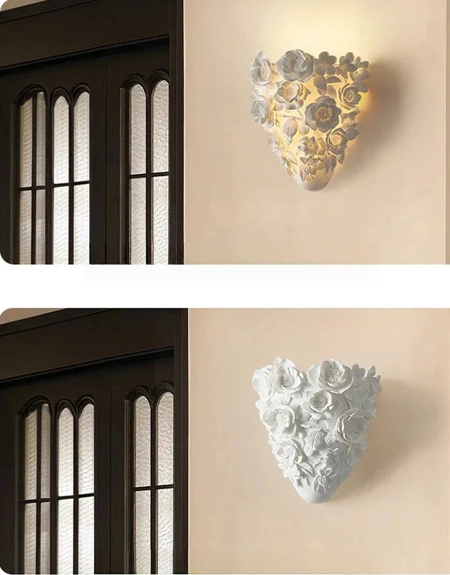 Jardin Floral Relief LED Wall Sconce