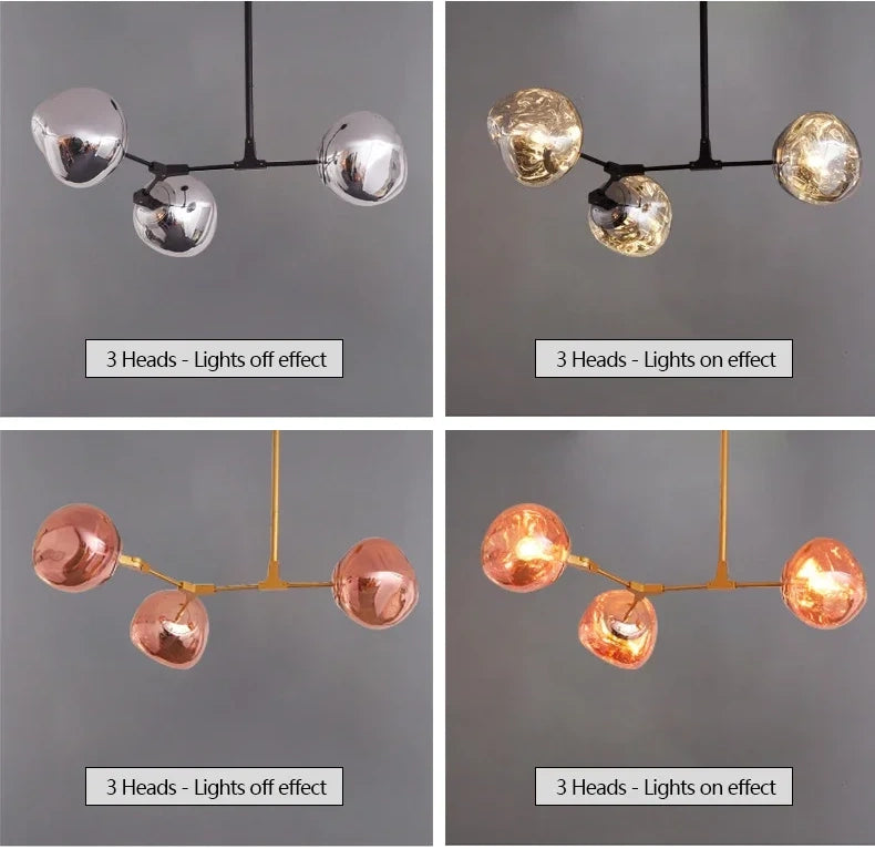 Branch Tambora Lava Chandelier