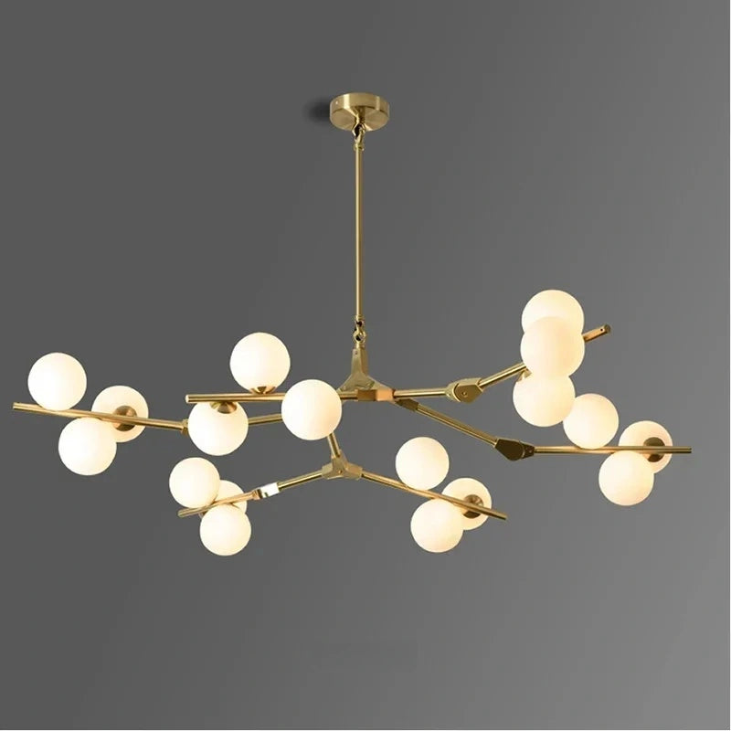 Astrid Tree Branch Adjustable Molecular Chandelier